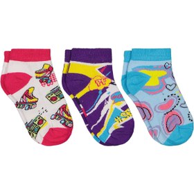 Resim Civil Socks Selfie 3'lü 2-12 Yaş Kız Patik Çorap - Standart / 4-5 Yaş 