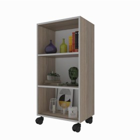 Resim Kenzlife kitaplık beril 088*030*020 crd tekerlekli mutfak dolabı banyo ofis ayakkabılık kiler 