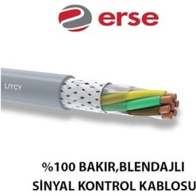 Resim Erse 3X1 Lıycy Blendajlı %100 Bakır Kablo 1 M 