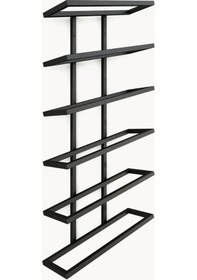 Resim 6 Şişelik Duvar Metal Şarap Ve İçecek Rafı 