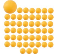 Resim Xin Yue Zhang Ξ Ny Ue Zhang 50'li Paket Premium Ping Pong Topları Gelişmiş Eğitim Masası Topu Dayanıklı Dikişsiz Toplar Turuncu (Yurt Dışından) 