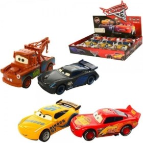 Resim Retoys Şimşek Mcqueen Cars Mater Oyuncak Arabalar 4'lü Set 