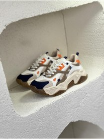 Resim NUR KARACA 24Y65137 ÇOK RENKLİ 5CM KALIN TABAN SNEAKER SPOR AYAKKABI KADIN 