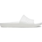 Resim Crocs Slide Erkek Terlik Beyaz Beyaz 