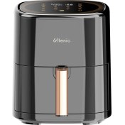 Resim Ultenic K10 Sıcak Hava Fritözü, Ultenic Yağsız Fritöz, 5l Hava Fritözü Dokunmatik LED Ekran Zamanlayıcı/patates Kızartması/pizza Için Ön Isıtma, 1500 W 