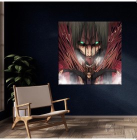 Resim Attack On Titan Kanvas Tablo 