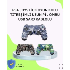 Resim Uzun Pil Ömürlü Oyun Kolu – USB ile Hızlı Şarj Desteği 