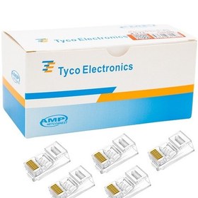 Resim Rj45 Cat5 -cat6 Uç 8p8c Soket 100'lü 