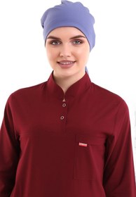 Resim Bilenn Tekstil Tesettür Bone - 6432 Indigo Mavi 