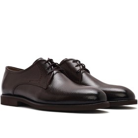 Resim Derimod Erkek Kahverengi Bağcıklı Deri Klasik Ayakkabı 25SFD6019FT 