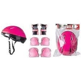 Resim Kask Dizlik Dirseklik Bileklik Koruması Set 