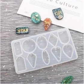 Resim Siliko World Epoksi Çoklu Kolye Silikon Kalıp 