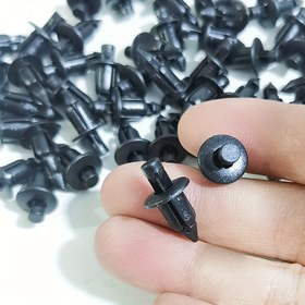 Resim 100 adet Larcmy Dayanıklı İtme Tipi Araç Bağlantı Elemanları - Araç Montajı için Güvenli Tutuş Otomatik Klipsler, Yüksek Kaliteli Malzemeden Yapılmış, Araba Klipsleri, Larcmy 