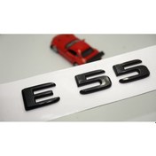 Resim E 55 Bagaj Parlak Siyah ABS 3M 3D Yazı Logo ORJİNAL ÜRÜN AYNI GÜN ÜCRETSİZ KARGO