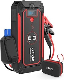 Resim UTRAI Jstar 4 24000 mAh 2500A Jump Starter Taşınabilir Akü Takviye Cihazı (Kablosuz Şarj + Pusula + Çanta + Led lamba + Powerbank) 