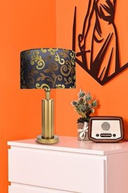 Resim MİNİMAL E-TİCARET & BİLGİ TEKNOLOJİLERİ İcon Gold Exclusive Abajur (Spiral Siyah) 