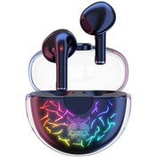 Resim Cbtx Onikuma T35 Crack RGB Kablosuz Bluetooth 5.1 Kulak İçi Kulaklık 
