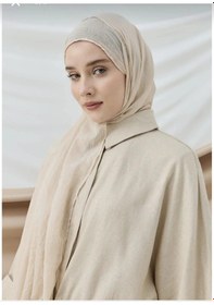 Resim Aminenesil Modakaşmir Aya Şal İğde Renk Bej 