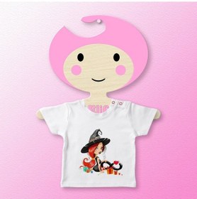 Resim Kişiye Özel Ahşap Çocuk Elbise Askısı - Ky1 Çok Renkli 