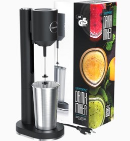 Resim Arendo Protein Shaker 500 ml, Paslanmaz Çelik Mikser, 22.000 rpm, 2 Hız Seviyesi 