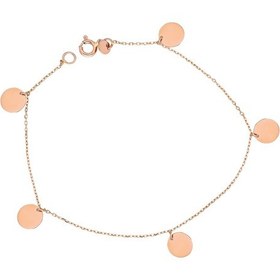 Resim Glorria Glorria Rose Altın Plaka Bileklik Sarı Altın 