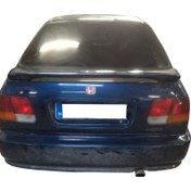 Resim Honda Civic 1996-2001 Sedan Işıklı Spoiler Boyasız 