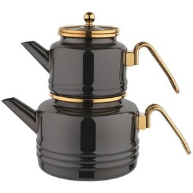 Resim Schafer Emily Emaye Çaydanlık Takımı 3 Parça-siyah 