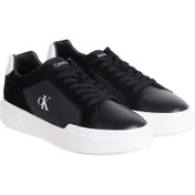 Resim Calvin Klein Chunky Cupsole Laceup Lth Mix Siyah Erkek Sneaker 