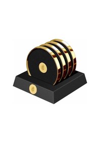 Resim El Casco 4 Parça Bardak Altlığı M-653-l Siyah 