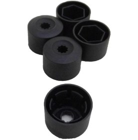 Resim Gatap Vw Caddy Uyumlu 2002-2023 4 Şifresiz + 1 Şifreli Bijon Kapağı 5 Adet 