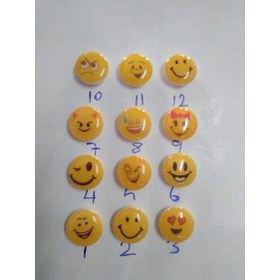 Resim İlhan Düğme Emojoli Bebek Yelek Düğmesi No:12 Deki Model 