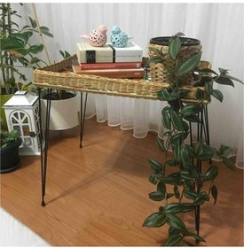 Resim Metal Firkete Ayak 42 Cm 4lü Set Masa Orta Sehpa Zigon Kütük Ayak 