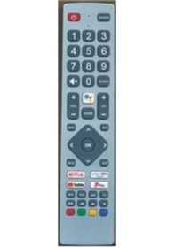 Resim Sharp Sh-v5 Netflıx- Prıme Vıdeo- Youtube Tuşlu Lcd-led Tv Kumanda 4987 