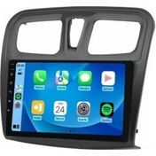 Resim Renault Symbol 3 2013-2020 4gb Ram 64gb Hafıza 8 Çekirdek Carplay Kamera Android Multimedya 9" 