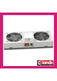 Resim Lande Kabinet 2 li Fan Modülü Analog Termostat switch Duvar tipi 