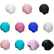 Resim Dm Wave Su Geçirmez Düz Renk Silikon Yüzme Bonesi - Uzun Saç Pembe Mor Pembe 