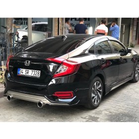 Resim Honda Civic Fc5 Turbo Arka Tampon Ek (Plastik) 