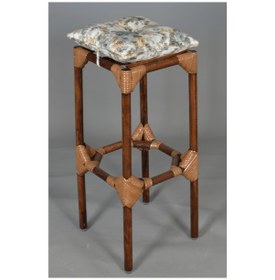 Resim Bambu Kestane Yüksek Tabure 75X31 