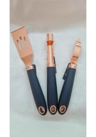 Resim Bakır 3 Lü Soyacak Spatula Oyacak Seti Bakır 