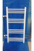 Resim Eurasia Havlupan Towel Radiator 500x100 Beyaz Havlupan Yandan Girişli Aks 55 Cm 2 Adet Vanası 