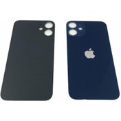 Resim Kadrioğlu İPhone 12 Mini Arka Pil Kapağı Bighole Mavi 