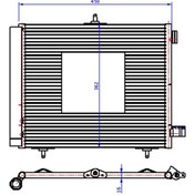 Resim KLIMA KONDENSERI 207 1.4 UC BACAKLI 420X374X16 OTO.-MEK. ORIS CPE207016 OEM 