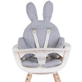 Resim Childhome Mama Sandalyesi Minderi Tavşan Gri - Gri 