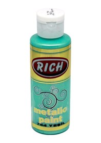 Resim Rıch Akrilik Boya Metalik Boya 120 Cc Yeşil 754 