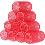 Resim Youtek 10 Adet Profesyonel Kendinden Tutmalı Saç Bigudisi - 4 Farklı Boyut Seçeneği 