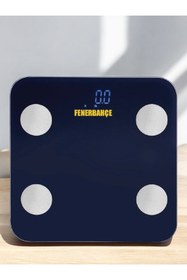 Resim Fenerbahçe Lisanslı Bandrollü Raporlu Detaylı Vücut Analiz Baskülü max:180 kg 