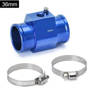 Resim Xiyu Shop Mavi 36MM Stil 1 Adet Su Sıcaklığı Sıcaklığı Ortak Boru Sensörü Göstergesi Radyatör Hortumu Adaptörü Boyutu (Yurt Dışından) 