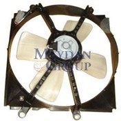Resim Toyota Avensis 2001 2002 Radyatör Fan Davlumbazı Komple Plastik (4 Kanat) 16711-74440 