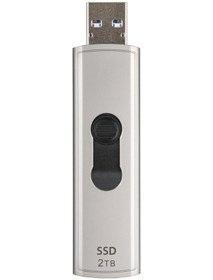 Resim Transcend TS2TESD320A 2 TB USB Gizlenebilir Başlıklı Taşınabilir Disk 