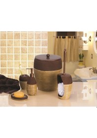 Resim Primanova Rattan Kapaklı Çöp Kovası D-14094 Çok Renkli 